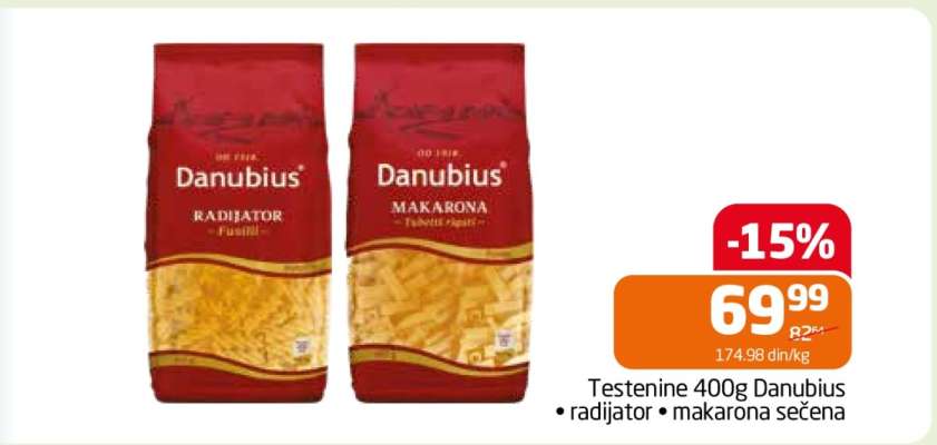 Testenine 400g Danubius