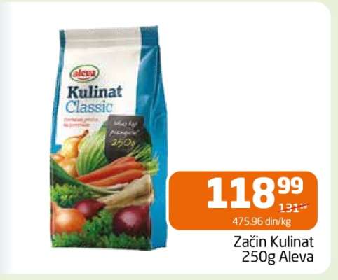 Začin Kulinat 250g Aleva