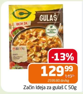 Začin Ideja za gulaš C 50g
