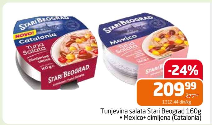 Tunjevina salata Stari Beograd 160g