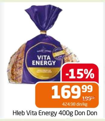 Hleb Vita Energy 400g Don Don