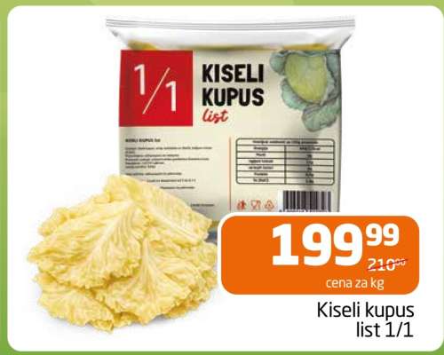 Kiseli kupus list 1/1