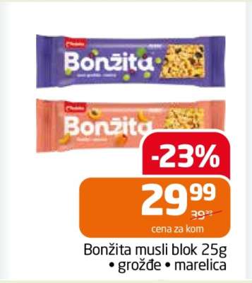 Bonžita musli blok 25g