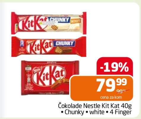 Čokolade Nestle Kit Kat 40g