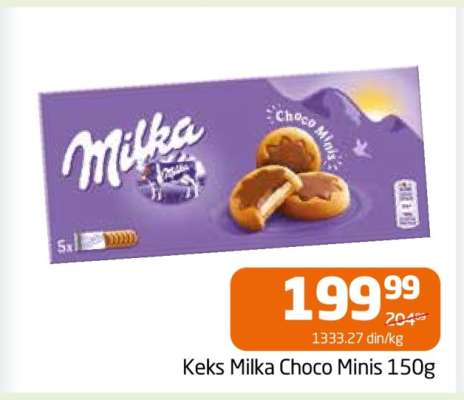 Keks Milka Choco Minis 150g