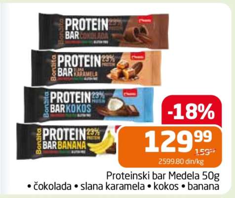 Proteinski bar Medela 50g