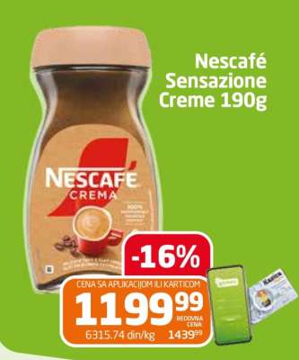 Nescafé Sensazione Creme 190g