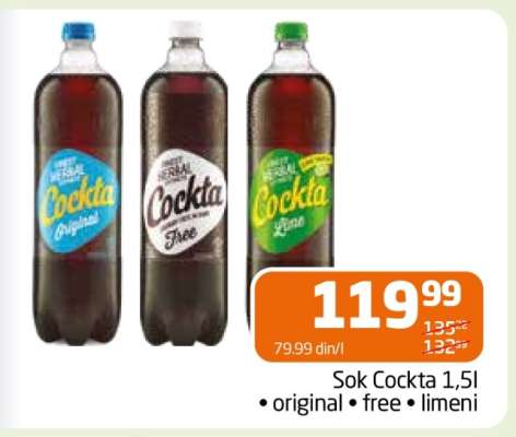 Sok Cockta 1,5l
