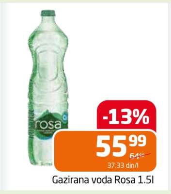 Gazirana voda Rosa 1.5l