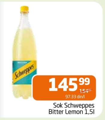 Sok Schweppes Bitter Lemon 1,5l