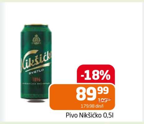 Pivo Nikšićko 0.5l