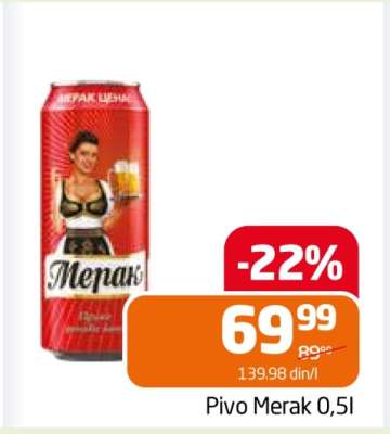 Pivo Merak 0,5l