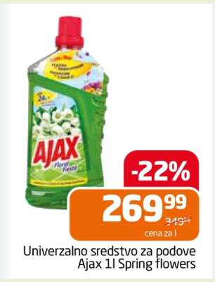 Univerzalno sredstvo za podove Ajax 1l Spring flowers