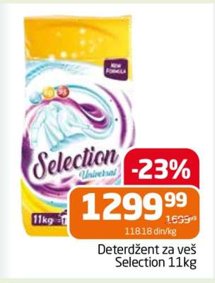 Deterdžent za veš Selection 11kg