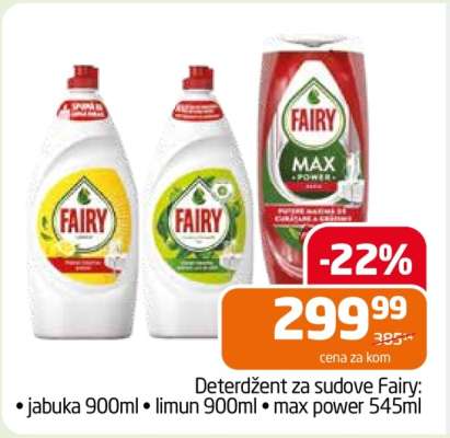Deterdžent za sudove Fairy