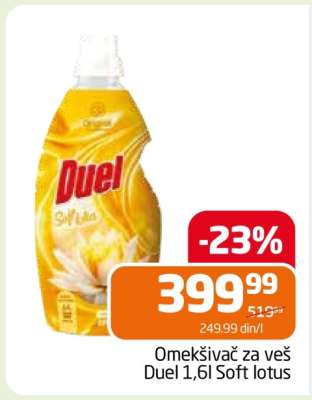 Omekšivač za veš Duel 1,6l Soft lotus