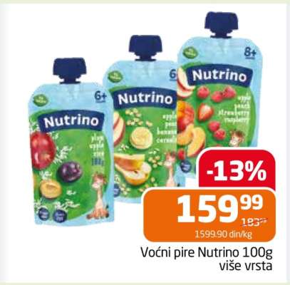 Voćni pire Nutrino 100g