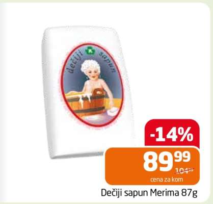 Dečiji sapun Merima 87g