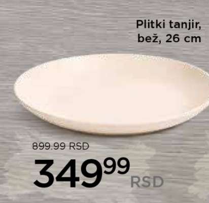 Plitki tanjir
