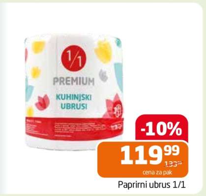 Papirni ubrus 1/1