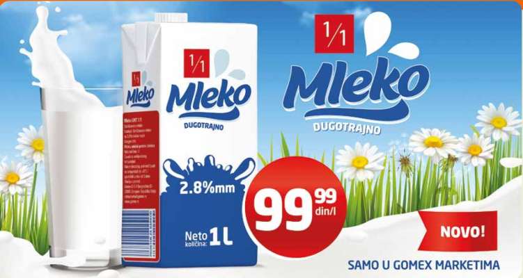 Mleko dugotrajno