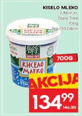 KISELO MLEKO