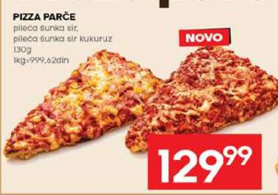 PIZZA PARČE