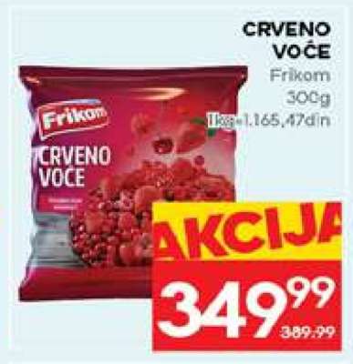 CRVENO VOĆE