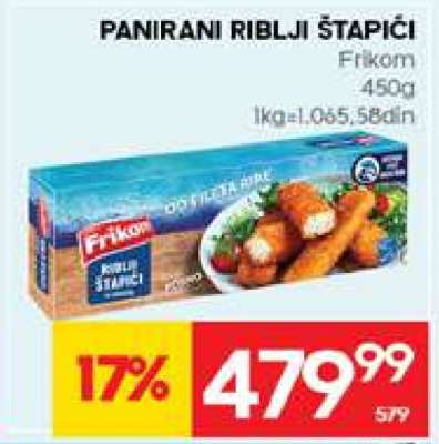 Panirani riblji štapići