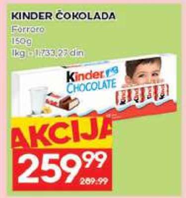 Kinder Čokolada