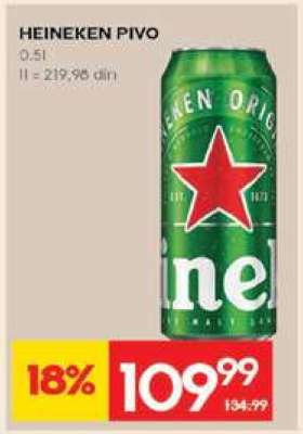 HEINEKEN PIVO
