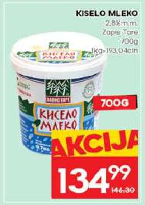 KISELO MLEKO