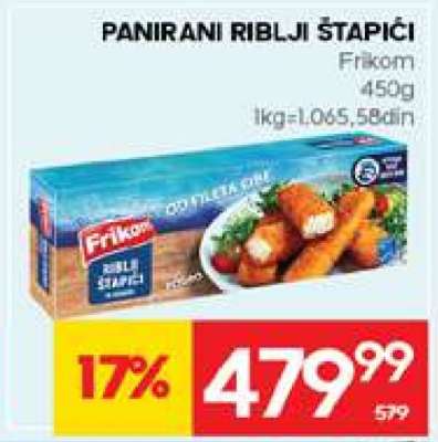 Panirani riblji štapići