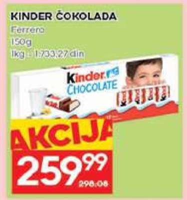 Kinder Čokolada