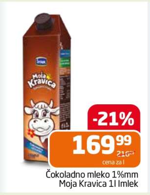 Čokoladno mleko 1%mm Moja Kravica 1l Imlek