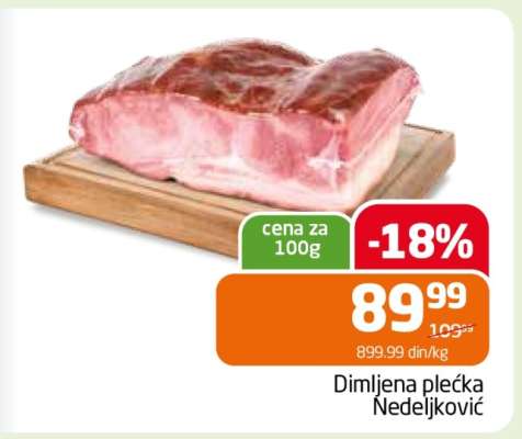 Dimljena plećka Nedeljković