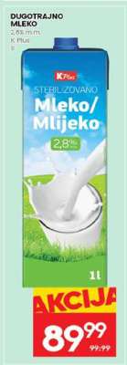 DUGOTRAJNO MLEKO
