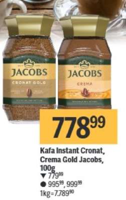 Kafa instant Cronat , Crema Gold Jacobs , 100g
