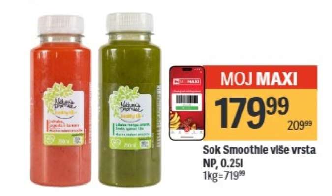 Sok Smoothie više vrsta NP, 0.25l