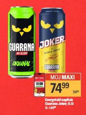 Energetski napitak Guarana, Joker 0.5l