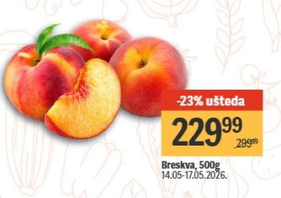 Breskva 500g