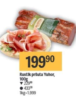 Rustik pršuta Yuhor 100g