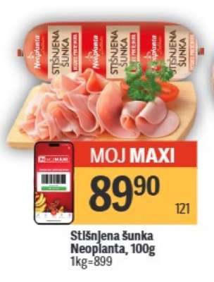 STIŠNJENA ŠUNKA Neoplanta 100g