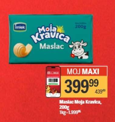 Maslac Moja Kravica 200g