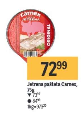 Jetrena pašteta Carnex
