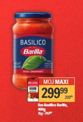 Sos basilico Barilla 400g