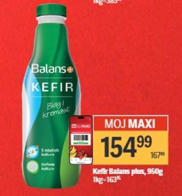 Kefir Balans plus 950g