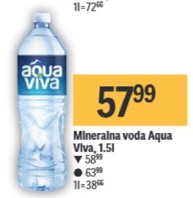 Mineralna voda Aqua Viva 1.5l
