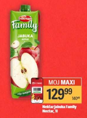 Nektar jabuka Family Nectar, 1l