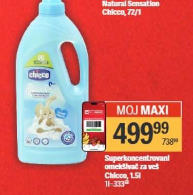 Superkoncentrovaný aviváž za veš Chicco, 1,5l